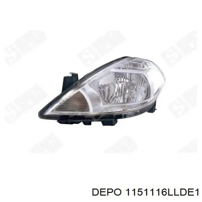  Faro izquierdo Nissan Tiida 