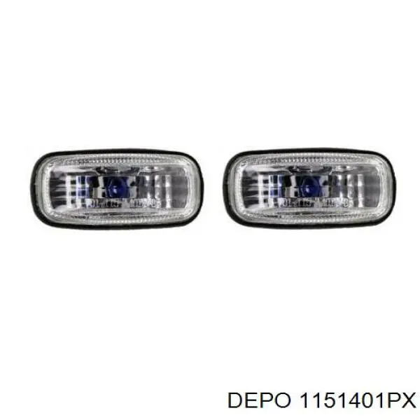 1151401PX Depo/Loro/Abakus Luz intermitente guardabarros