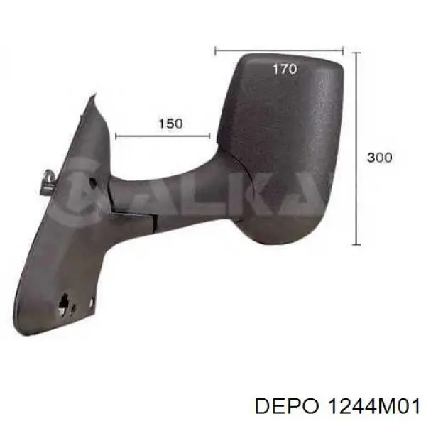 Retrovisor izquierdo Prasco FD9108004P