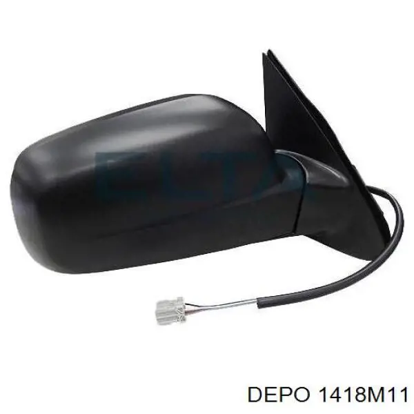 1418M11 Depo/Loro/Abakus Espejo retrovisor izquierdo