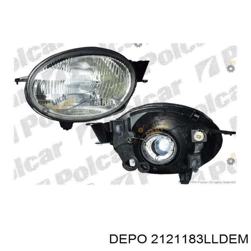 212-1183L-LD-EM Depo/Loro faro izquierdo