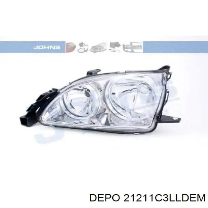 Comprar 21211C3LLDEM Depo/Loro/Abakus Faro delantero izquierdo