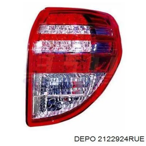 212-2924R-UE Depo/Loro faro antiniebla trasero derecho