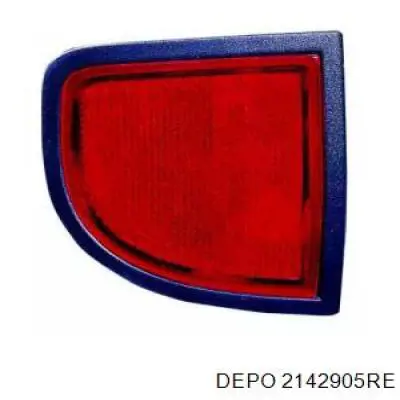 2142905RE Depo/Loro/Abakus Reflector, trasero, derecho
