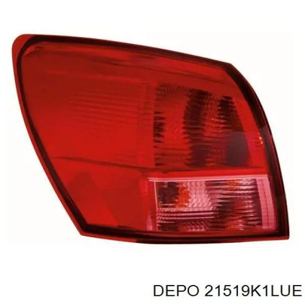 Piloto trasero exterior izquierdo Depo/Loro/Abakus 21519K1LUE precio, desde 63,75 EUR