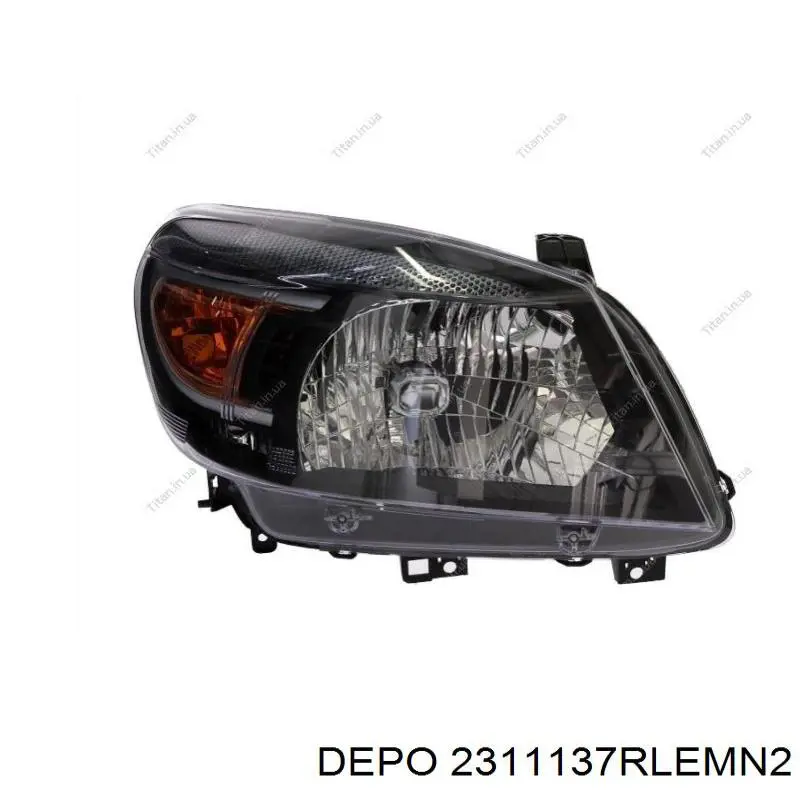 231-1137R-LEMN2 Depo/Loro faro derecho