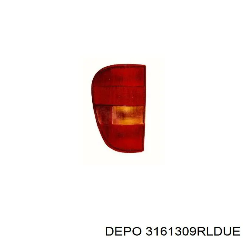 B45C513F0 Mazda Piloto trasero interior derecho