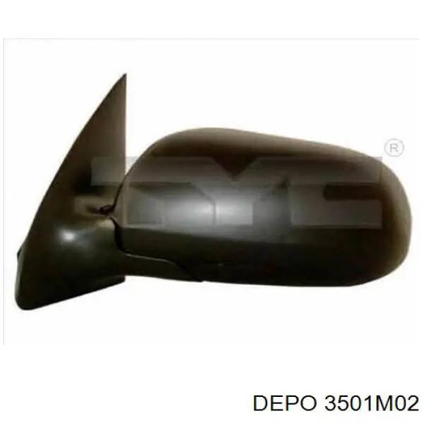 3501M02 Depo/Loro espejo retrovisor derecho