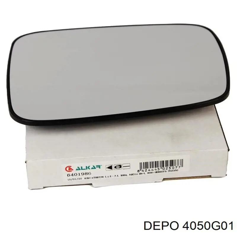 4050G01 Depo/Loro cristal de espejo retrovisor exterior izquierdo