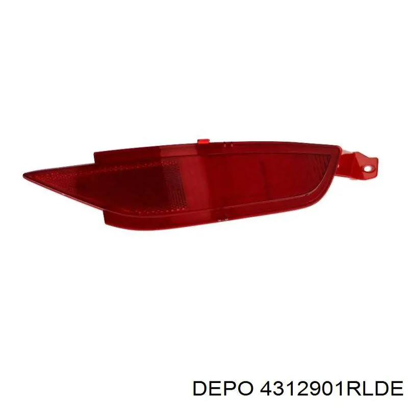 4312901RLDE Depo/Loro/Abakus Reflector, trasero, derecho