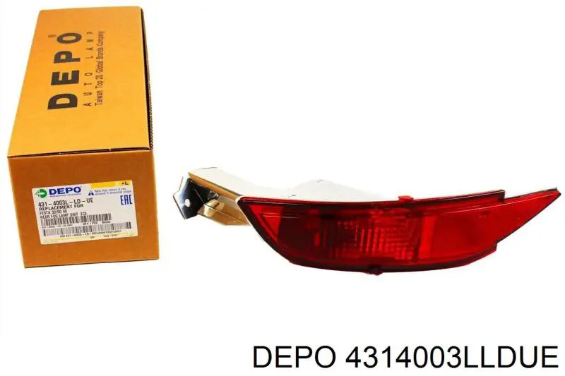 Luz antiniebla trasera izquierda Depo/Loro/Abakus 4314003LLDUE precio, desde 24,96 EUR