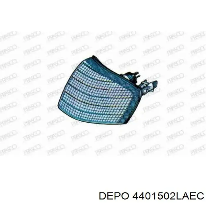 Luz indicadora izquierdo Mercedes 2028260943