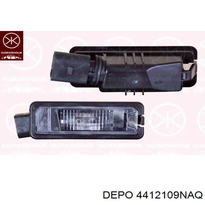 Luz de matrícula Volkswagen Polo 5 (6R)