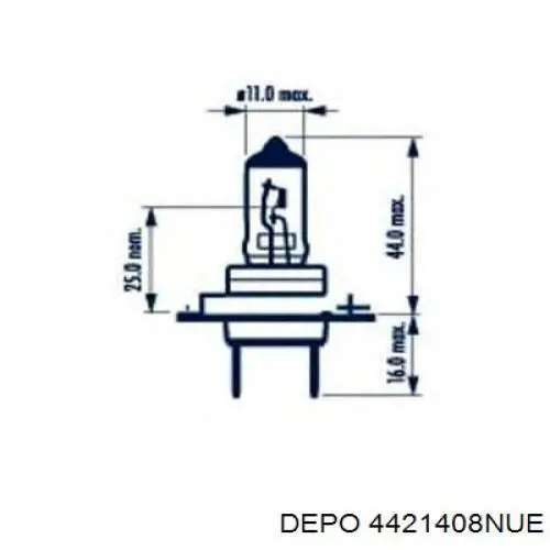 4421408NUE Depo/Loro luz intermitente guardabarros