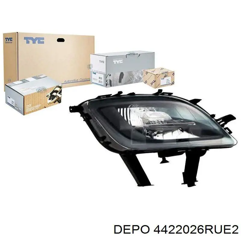 4422026RUE2 Depo/Loro/Abakus Faro antiniebla derecho