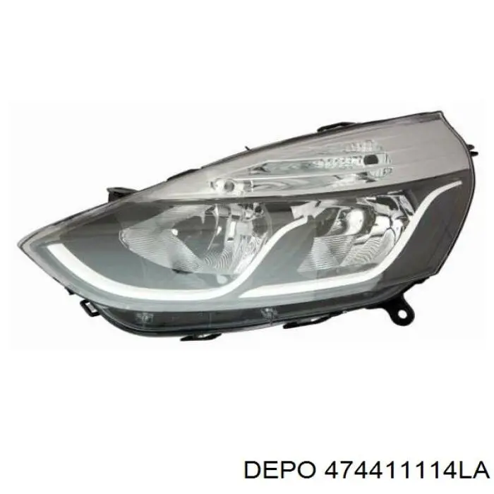701941105A VAG Cristal de faro izquierdo