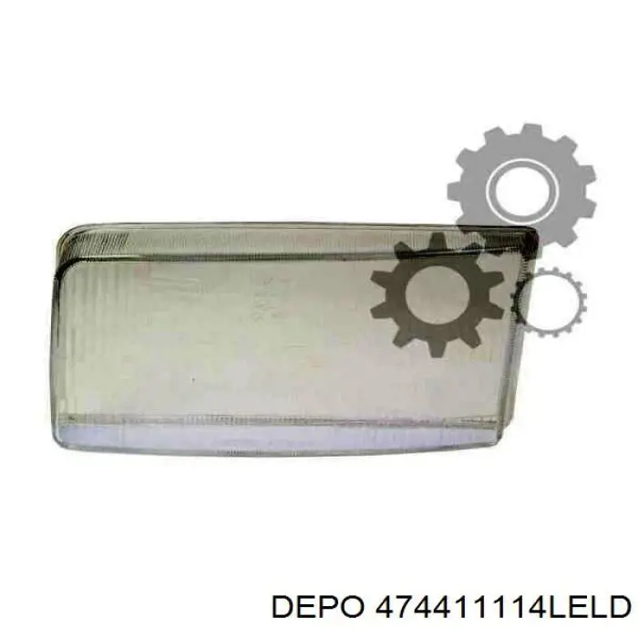 474411114LELD Depo/Loro cristal de faro izquierdo