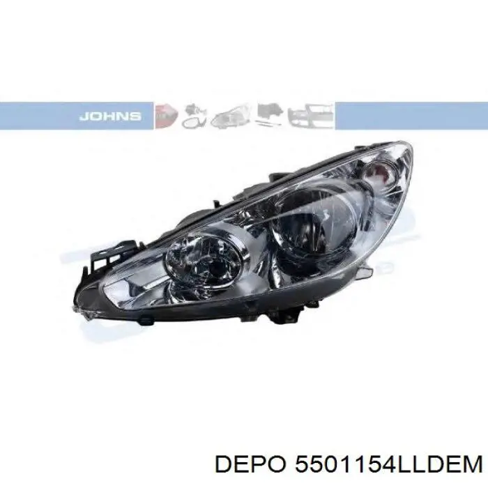 550-1154L-LD-EM Depo/Loro faro izquierdo