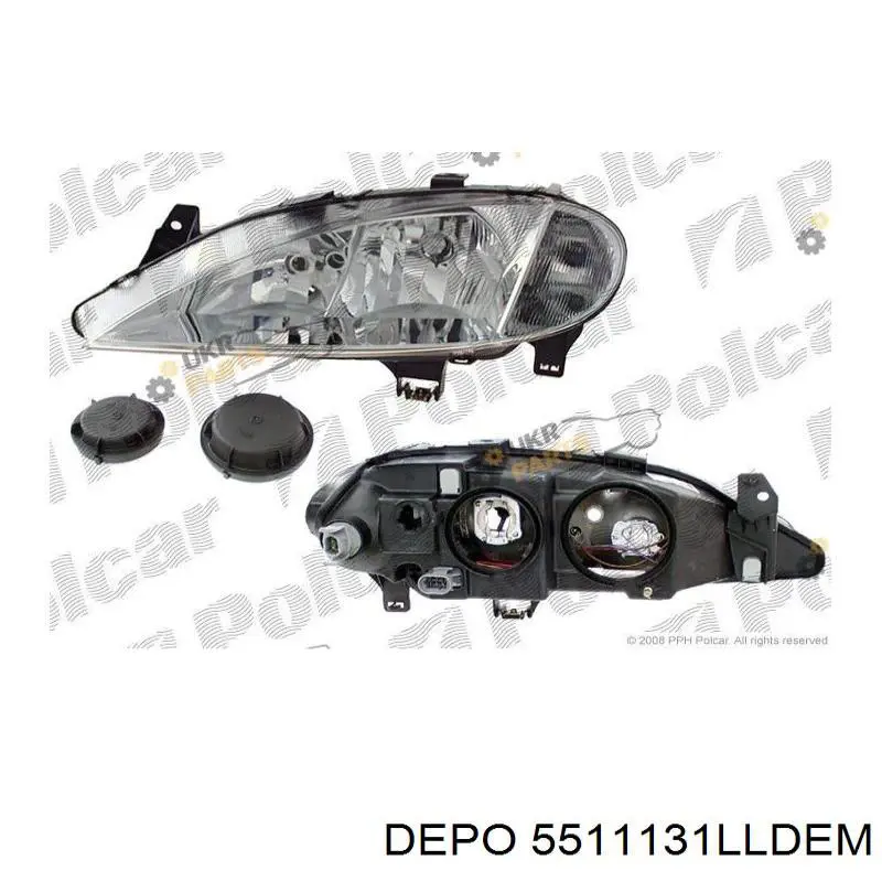 260607124R Renault (RVI) faro izquierdo