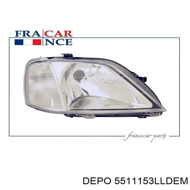 Faros delantero izquierdo para Dacia Logan 