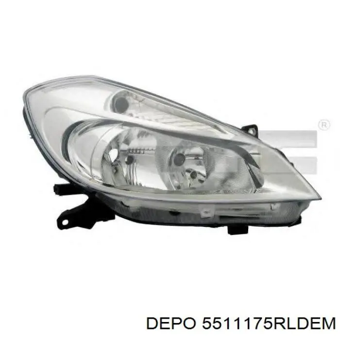 Faro derecho para Renault Clio SYMBOL (LU)