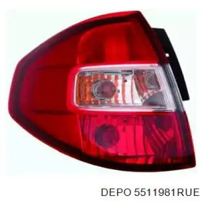 5511981RUE Depo/Loro/Abakus Piloto trasero exterior derecho