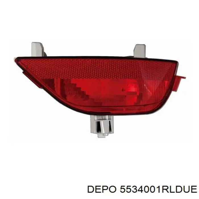 553-4001R-LD-UE Depo/Loro reflector, parachoques trasero, derecho