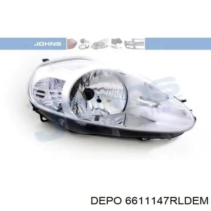 Comprar 89101388 Fiat/Alfa/Lancia Faro derecho