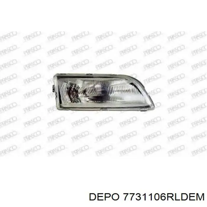 7731106RLDEM Depo/Loro/Abakus Luz derecha