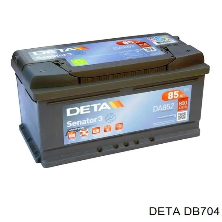 Batería de Arranque Deta 70 ah 12 v B09 (DB704)