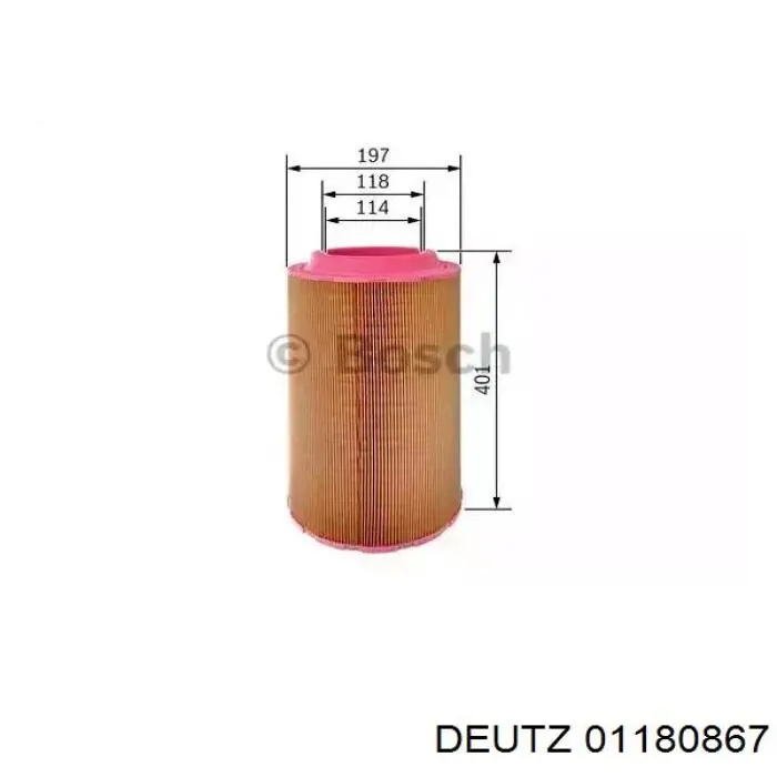 Comprar 01180867 Deutz Filtro de aire