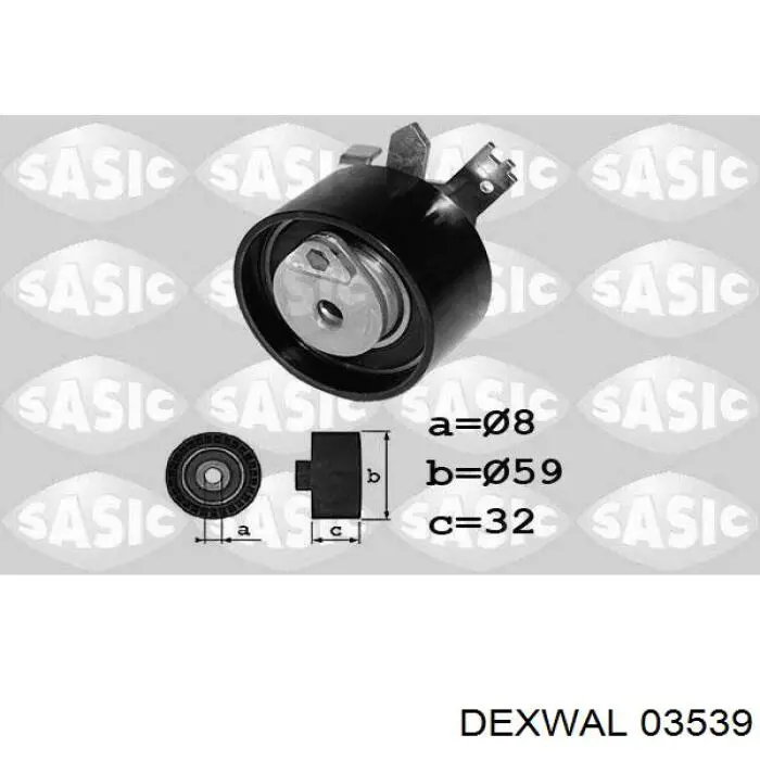 Rodillo, correa trapecial poli V Renault Kangoo 2 FW0