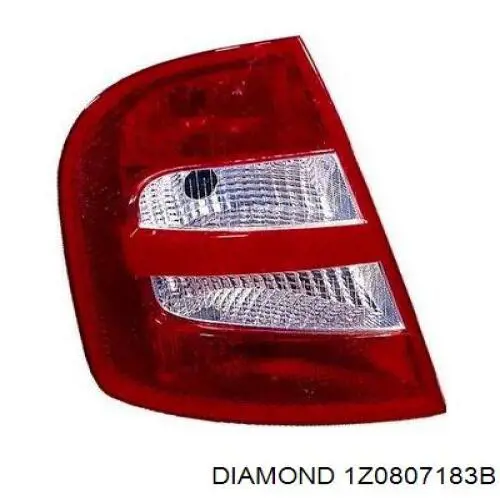 1Z0807183B Diamond/DPA soporte de guía para parachoques delantero, izquierdo