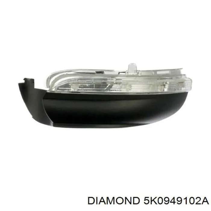 5K0949102A Diamond/DPA luz intermitente de retrovisor exterior derecho