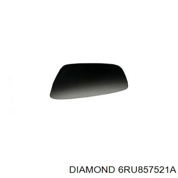 6RU857521A Diamond/DPA cristal de espejo retrovisor exterior izquierdo