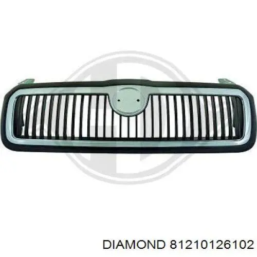 81210126102 Diamond/DPA deflector de aire, radiador