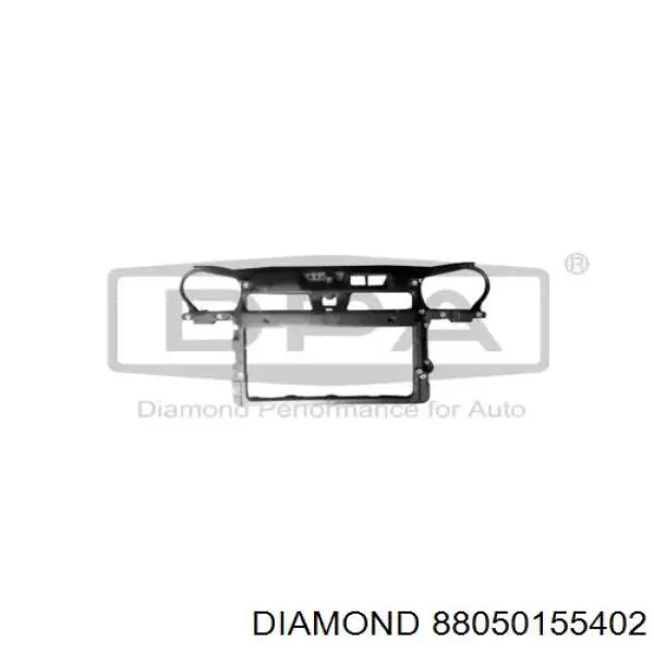 6Q0805588A VAG Soporte de radiador completo (panel de montaje para foco)