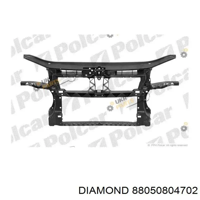 Panel de soporte del radiador y montaje de faros Diamond/DPA 88050804702 precio, desde 110,59 EUR