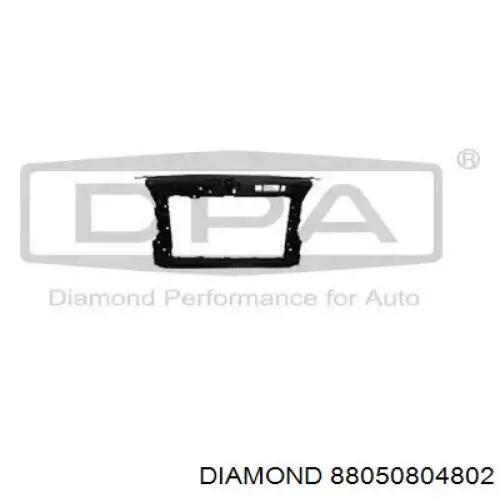 88050804802 Diamond/DPA Soporte de radiador completo (panel de montaje para foco)