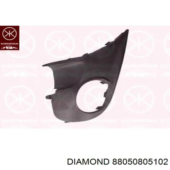 88050805102 Diamond/DPA soporte de radiador completo