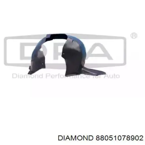 Guardalodos interior izquierdo, guardafango delantero Diamond/DPA 88051078902 precio, desde 26,29 EUR