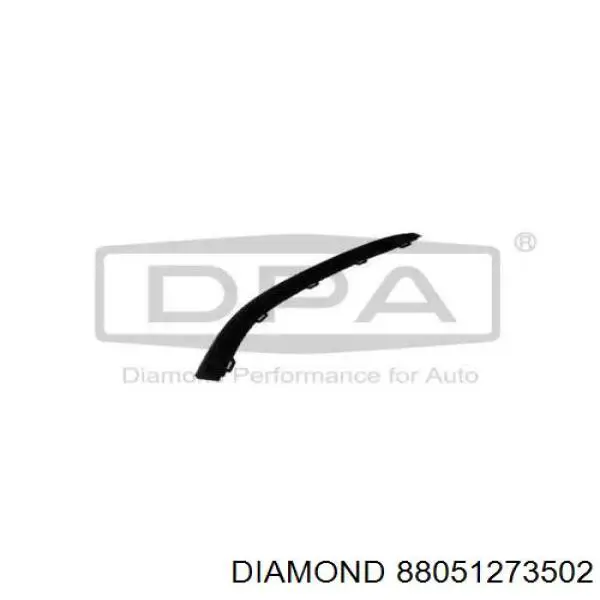 88051273502 Diamond/DPA Alerón delantero izquierdo del parachoques