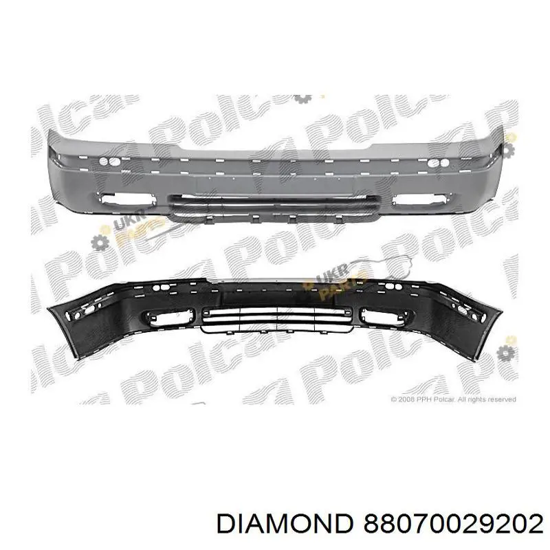 Parachoques delantero Diamond/DPA 88070029202 precio, desde 66,78 EUR