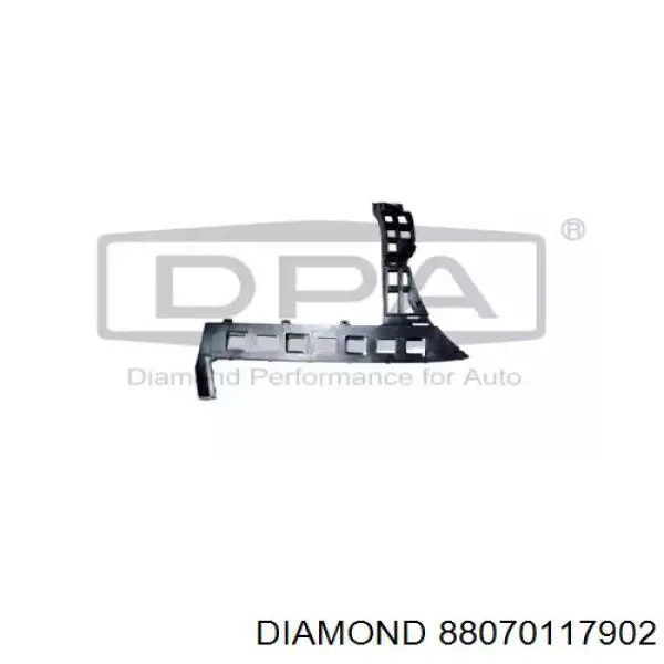 88070117902 Diamond/DPA soporte de parachoques trasero izquierdo