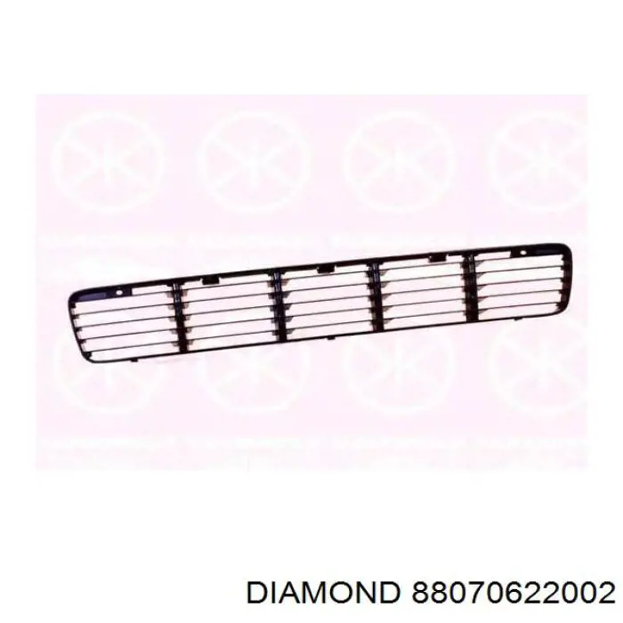Moldura del parachoques delantero derecho PL05701 Phira