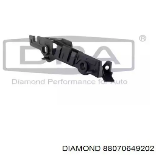 88070649202 Diamond/DPA soporte de parachoques trasero exterior izquierdo