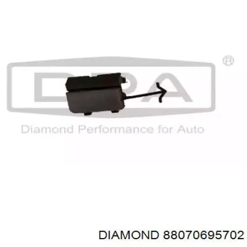88070695702 Diamond/DPA cobertura de parachoques, enganche de remolque, delantera izquierda