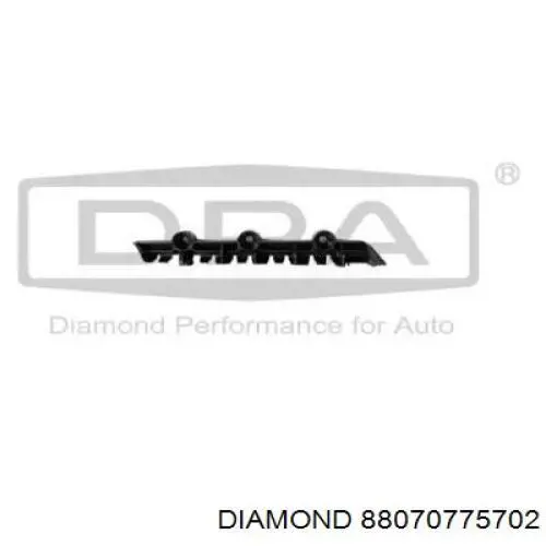 88070775702 Diamond/DPA soporte de guía para parachoques trasero, izquierda
