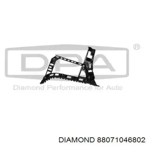 88071046802 Diamond/DPA soporte de parachoques trasero izquierdo