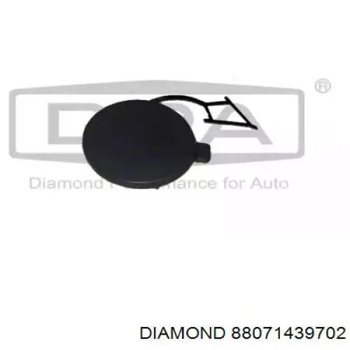 88071439702 Diamond/DPA Cobertura de parachoques, enganche de remolque, delantera 